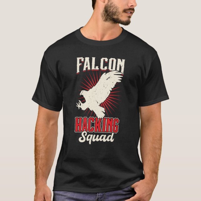 Falcon Hacking Squad Falcony T-Shirt (Vorderseite)