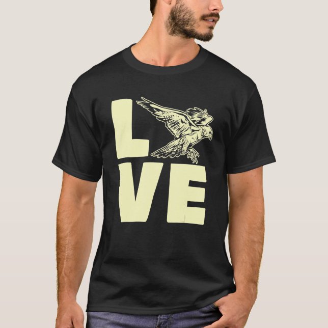 Falcon Lover Falcony T-Shirt (Vorderseite)