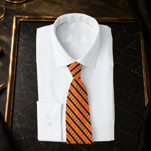 FALCON – Orange & Black Power Krawatte