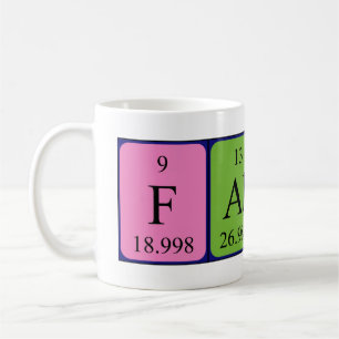 Falcon Periodenname Tasse