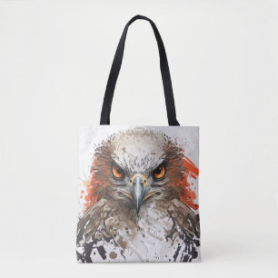 Falcon Portrait Animal Painting Wildlife