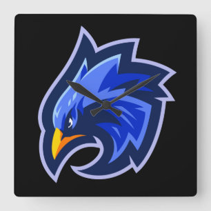 Falcon Quadratische Wanduhr