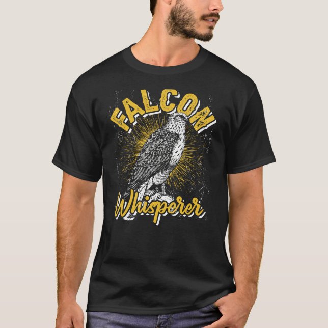 Falcon Whisperer Falconry Trainer T-Shirt (Vorderseite)