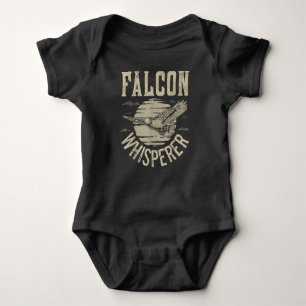 Falcon Whisperer Jagd Vintag Falconejäger Baby Strampler