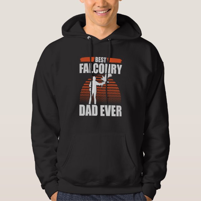 Falconer Falcon Hunter Falconer Tracker Duck Hunte Hoodie (Vorderseite)