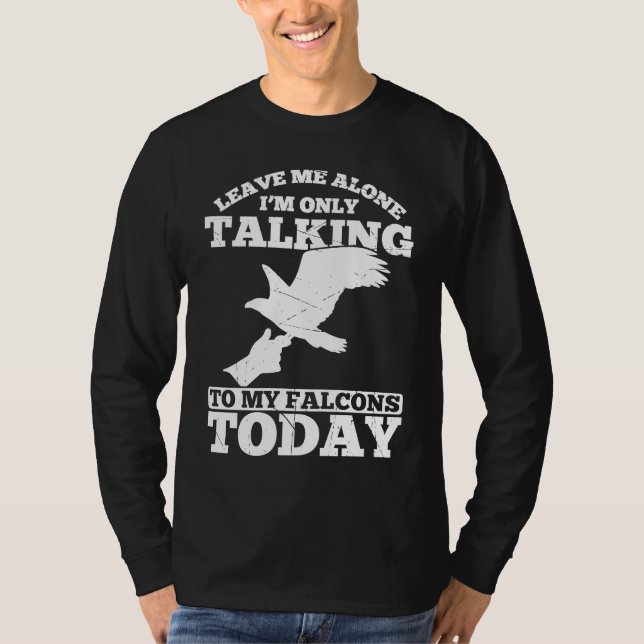 Falconer Falcon Hunter Falconer Tracker Duck Hunte T-Shirt (Vorderseite)