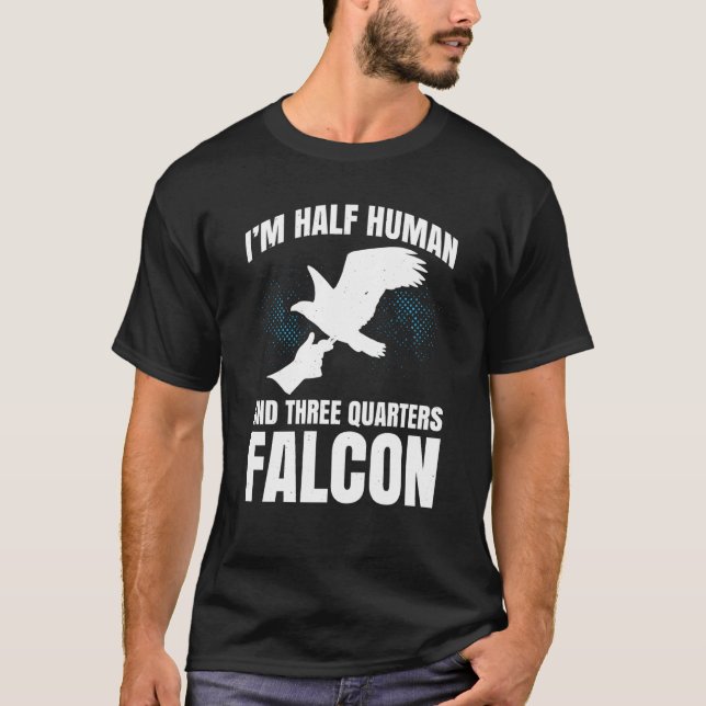 Falconer Falcon Hunter Falconer Tracker Duck Hunte T-Shirt (Vorderseite)