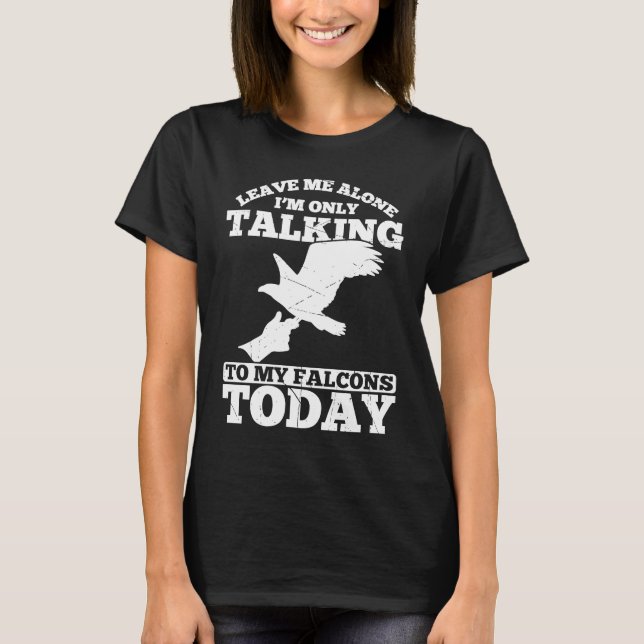 Falconer Falcon Hunter Falconer Tracker Duck Hunte T-Shirt (Vorderseite)