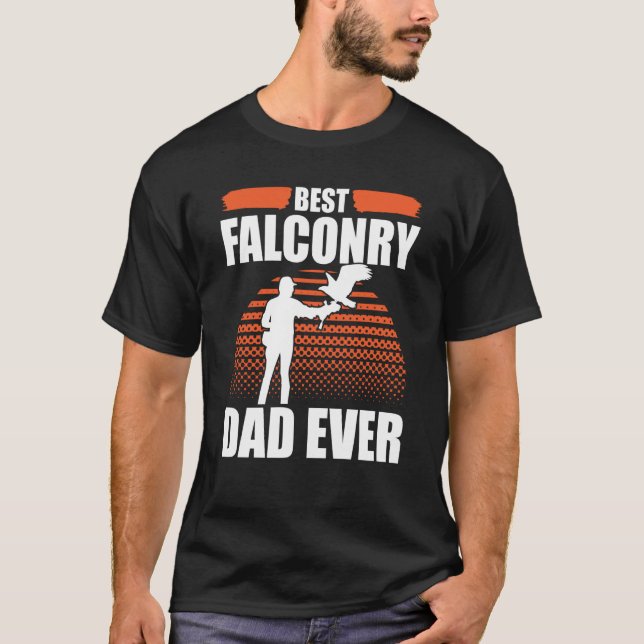 Falconer Falcon Hunter Falconer Tracker Duck Hunte T-Shirt (Vorderseite)