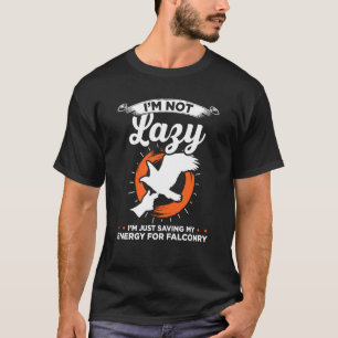 Falconer Falcon Hunter Falconer Tracker Ente Hunte T-Shirt