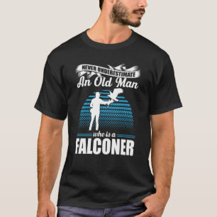 Falconer Falcon Hunter Falconer Tracker Ente Hunte T-Shirt