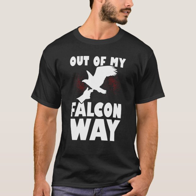 Falconer Falcon Hunter Falconer Tracker Ente Hunte T-Shirt (Vorderseite)