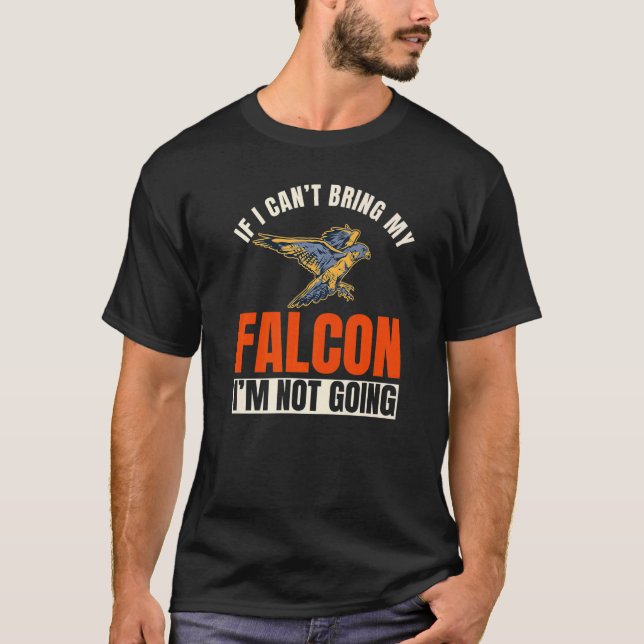 Falconer Falconry Gamehawking Falcon Ornithologist T-Shirt (Vorderseite)