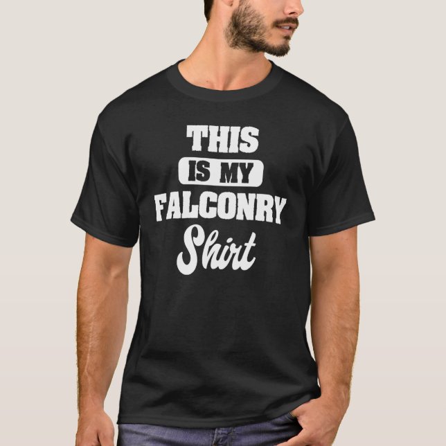 Falconer Falconry Gamehawking Hawker Falcon T-Shirt (Vorderseite)