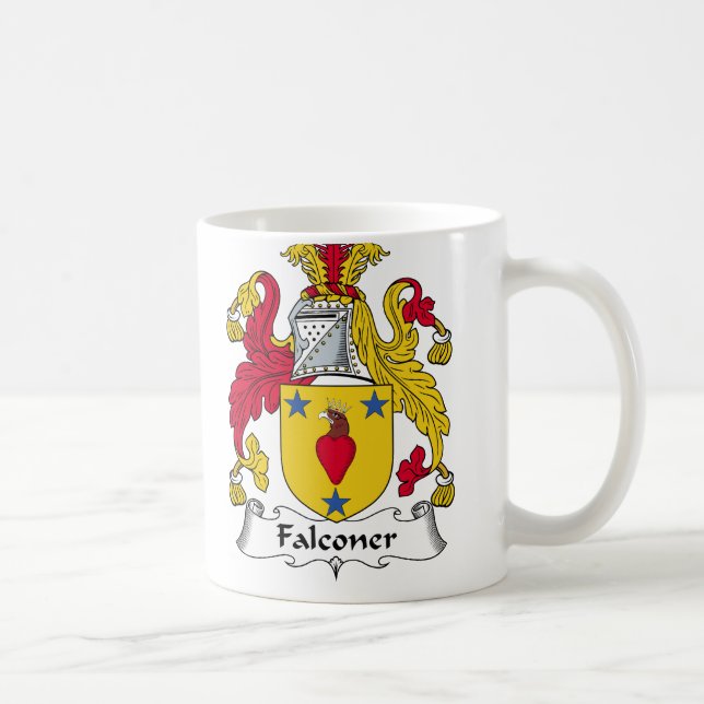 Falconer-Familienwappen Tasse (Rechts)