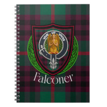 Falconer schottischer Clan Tartan & Wappen