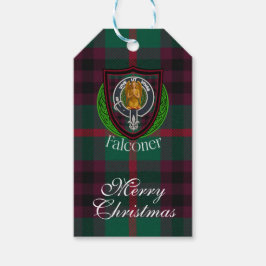 Falconer Scottish Clan Tartan & Crest Geschenkanhänger
