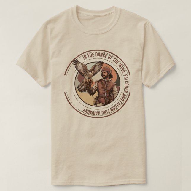 Falconer und Falcon T-Shirt (Design vorne)