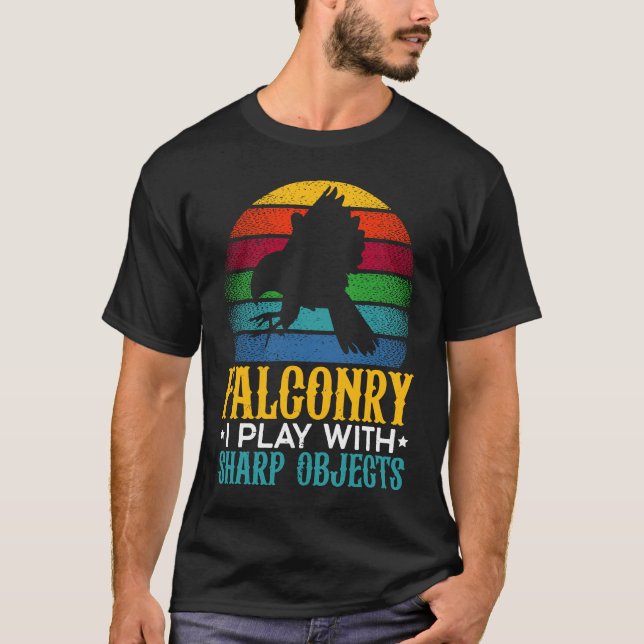 Falconry Falconing Bird  Ornithology Falcon T-Shirt (Vorderseite)