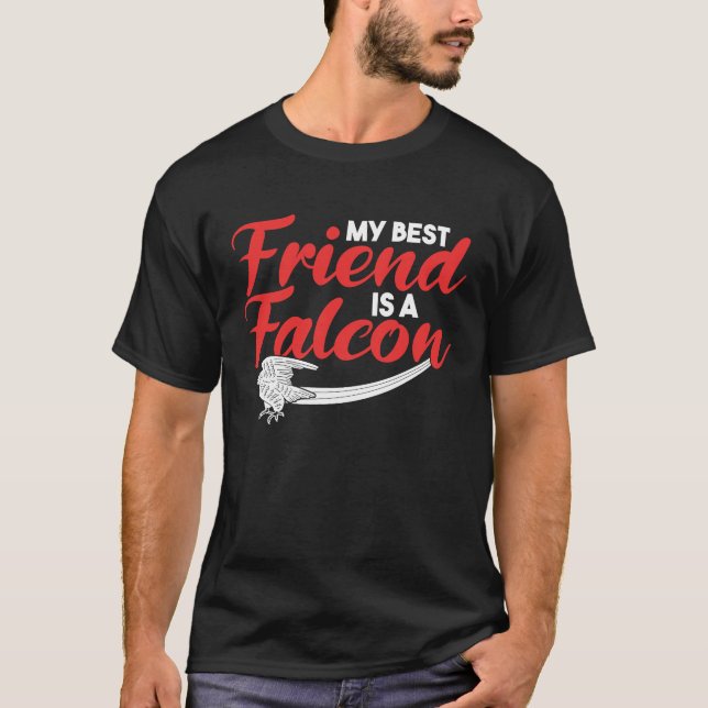 falconry hawking ornithology bird friend T-Shirt (Vorderseite)
