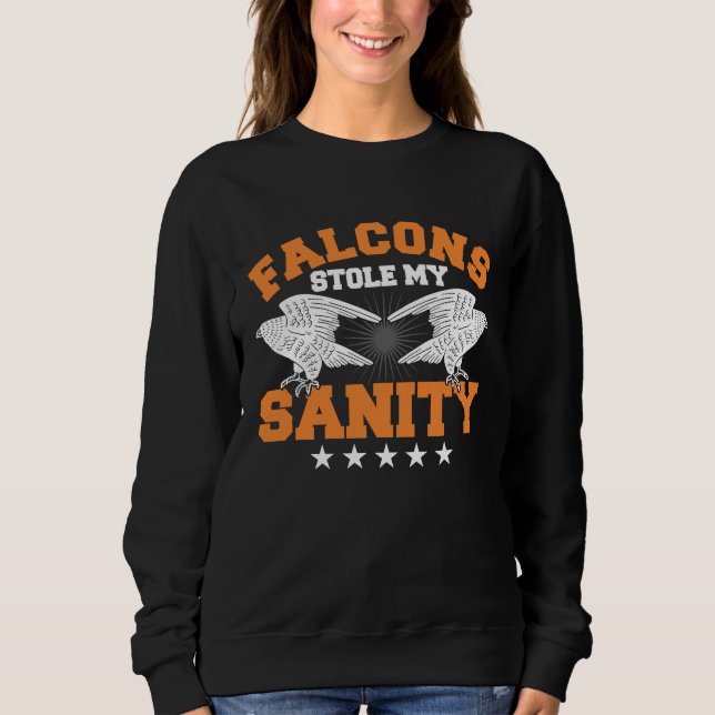 falconry hawking ornithology gamehawking bird hunt sweatshirt (Vorderseite)