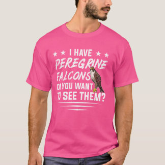 Falconry Lover Vogelbeobachtung Bird sieht Peregri T-Shirt