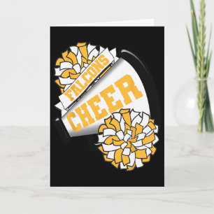 Falcons Cheer Ck Zur Schule Cheerleading-Geist Gy Karte
