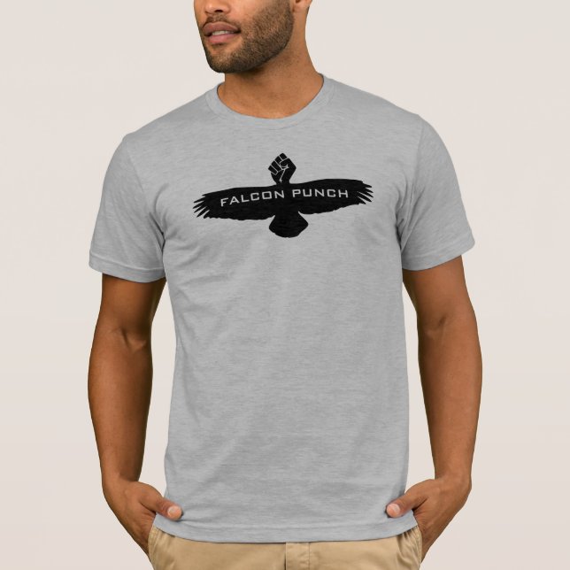 Falke-Durchschlag T-Shirt (Vorderseite)