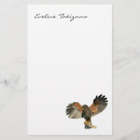 Falke-Flattern Wings Aquarell-Malerei