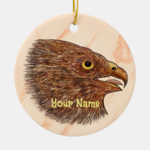 Falke Keramik Ornament
