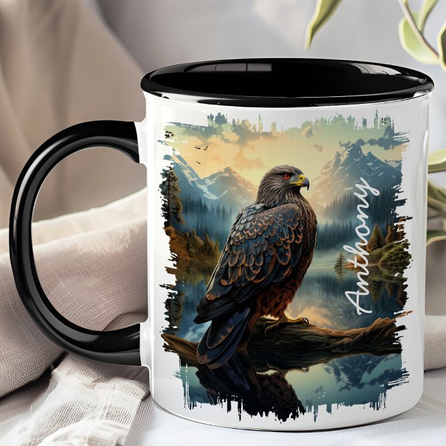 Falken im Gebirge Wilderness Tasse (Von Creator hochgeladen)