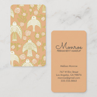 Falken & Rose Elegant Illustriert Visitenkarte