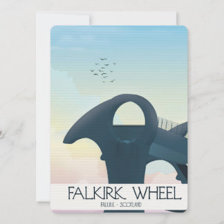 Falkirk Wheel, Reiseplakat für Schottland