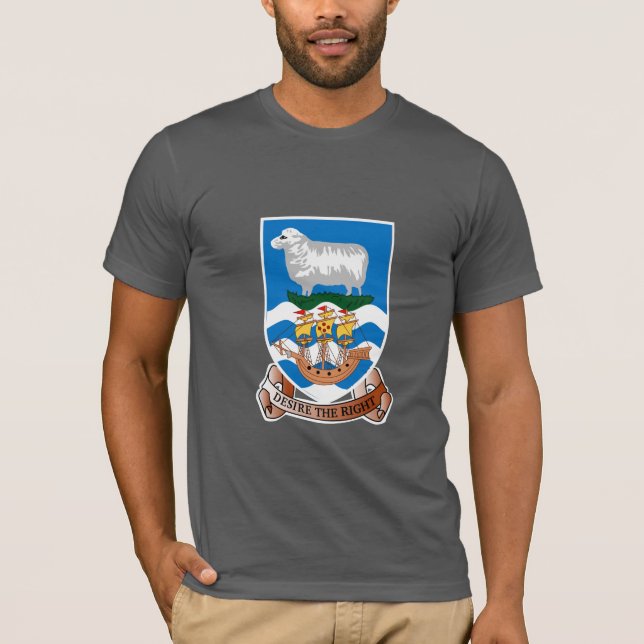 Falkland Islander Wappen T-Shirt (Vorderseite)