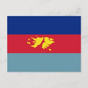 Falkland Islands (Malvinas) Verteidigungsflagge FK Postkarte