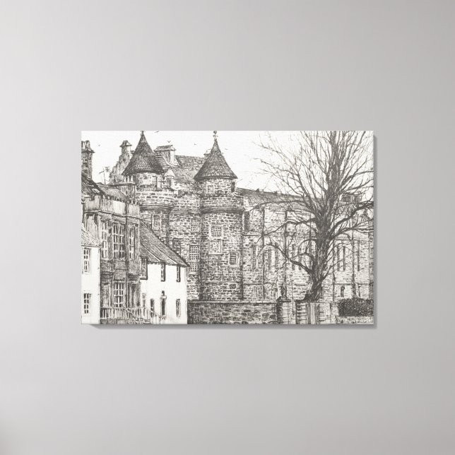 Falkland Palace Scotland. 2007 Leinwanddruck (Vorderseite)