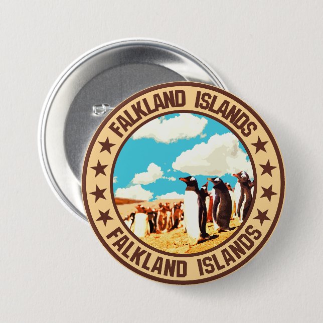 Falklandinseln Button (Vorne & Hinten)
