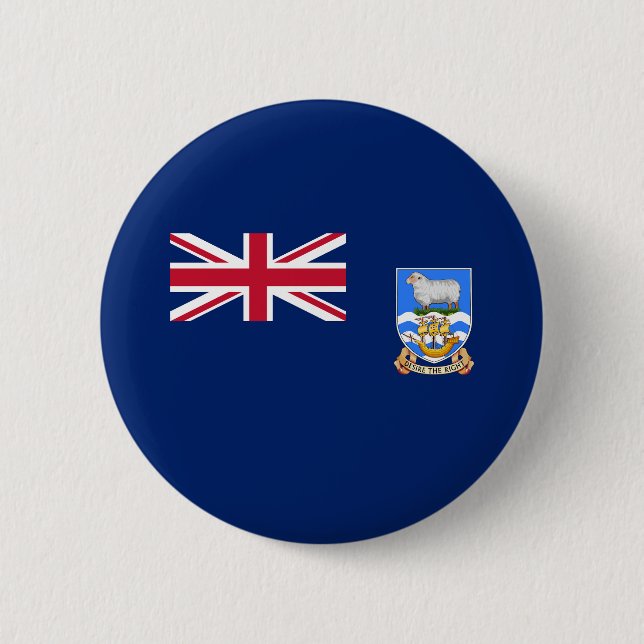 Falklandinseln Button (Vorderseite)