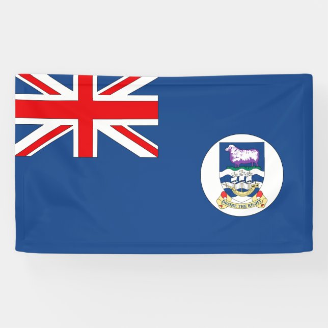 Falklandinseln-Flagge Banner (Horizontal)