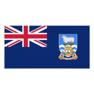 Falklandinseln-Flagge Fotodruck