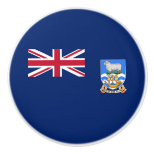 Falklandinseln-Flagge Keramikknauf