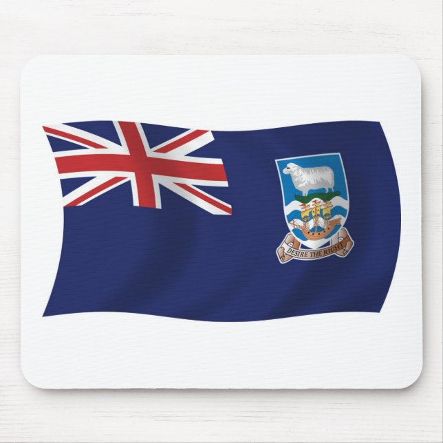 Falklandinseln-Flagge-Mauspad Mousepad (Vorne)