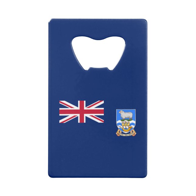 Falklandinseln Geldbeutel Flaschenöffner (Vorderseite)