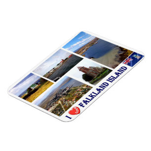 Falklandinseln - I Liebe - Magnet