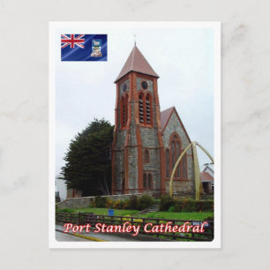 Falklandinseln - Kathedrale von Port Stanley - Postkarte