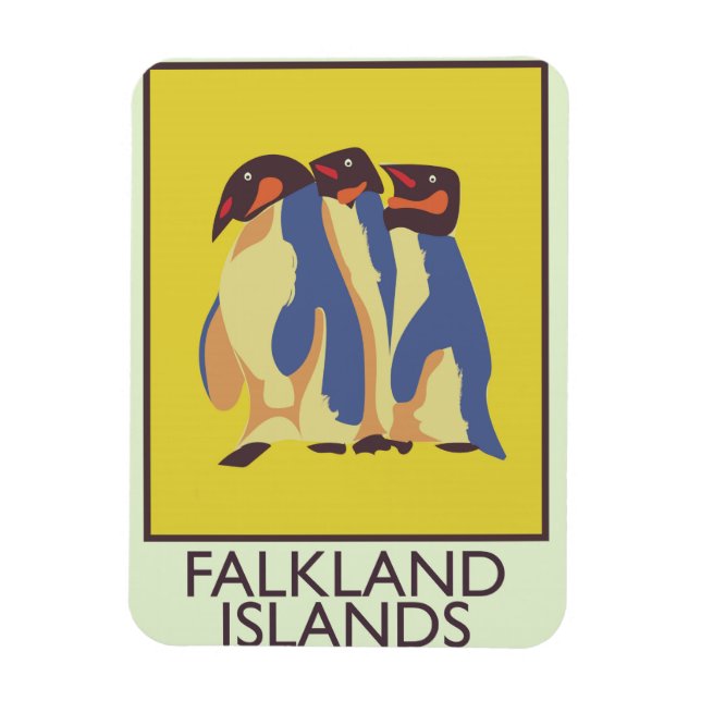Falklandinseln Magnet (Vertikal)