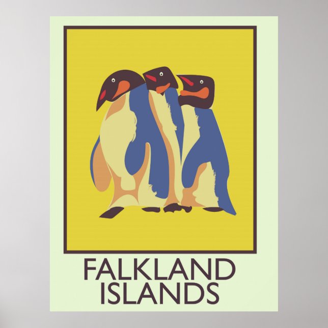 Falklandinseln Poster (Vorne)