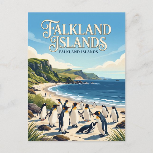 Falklandinseln Postkarte (Vorderseite)