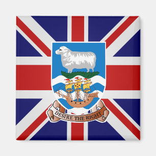 Falklandinseln-Qualitäts-Flagge Magnet