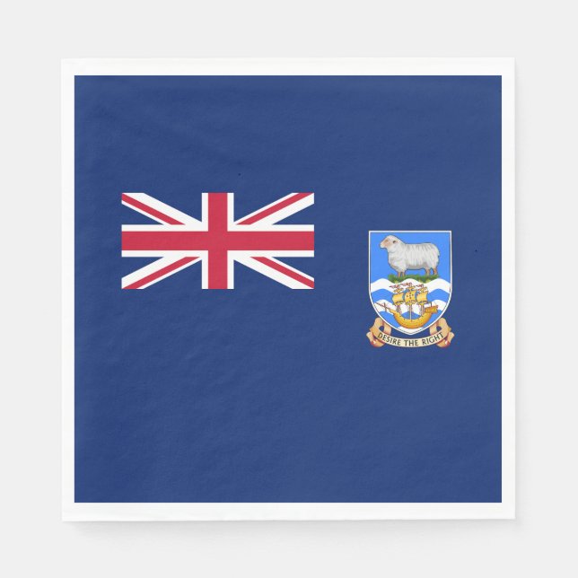 Falklandinseln Serviette (Vorderseite)